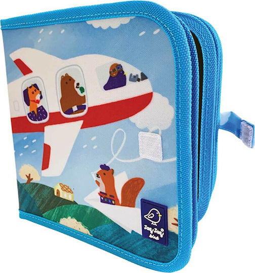 Jaq Jaq Bird Painting Chalkboard Book with Chalks Friends Airplanes for Children 3+ years Years