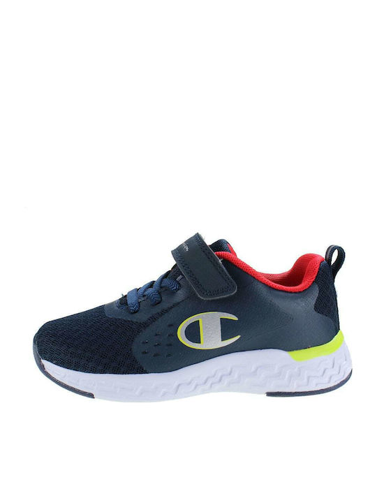 Αθλητικά Παιδικά Παπούτσια Running με Σκρατς Navy Μπλε