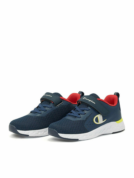 Αθλητικά Παιδικά Παπούτσια Running με Σκρατς Navy Μπλε