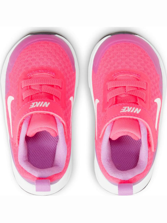 Wearallday Αθλητικά Παιδικά Παπούτσια Running με Σκρατς Ροζ