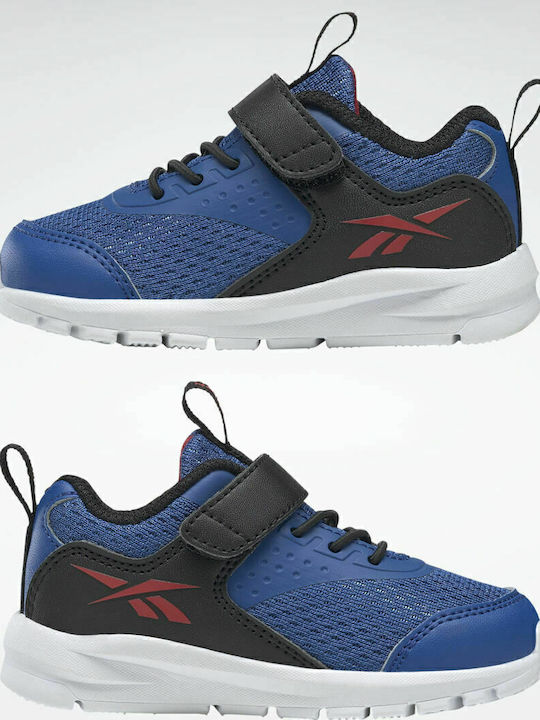 Rush Runner Rush Runner 4.0 TD Kids Sports Shoes Running with Hoop & Loop Closure Vector Blue / Core Black / Vector Red