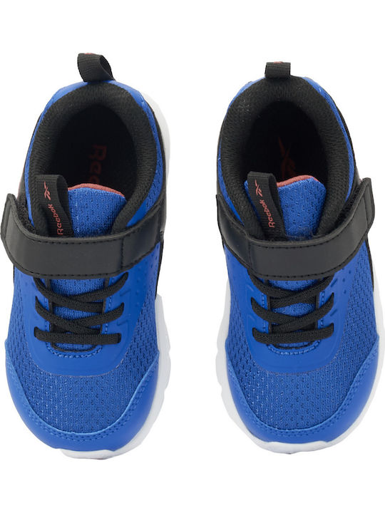 Rush Runner Rush Runner 4.0 TD Kids Sports Shoes Running with Hoop & Loop Closure Vector Blue / Core Black / Vector Red