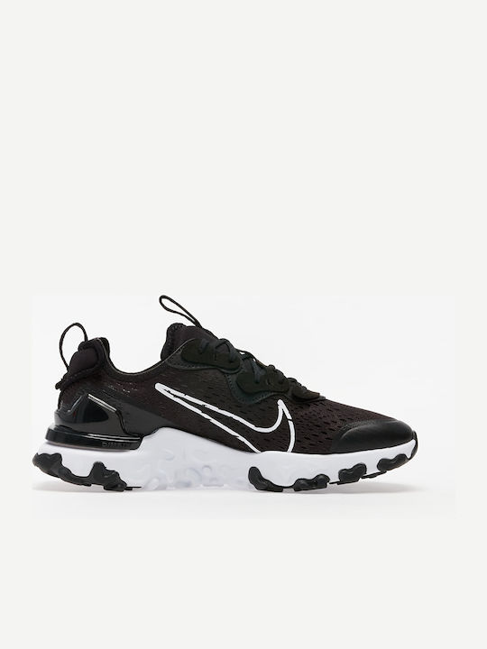 React Vision Gs Kids Sports Shoes Running with Laces Black