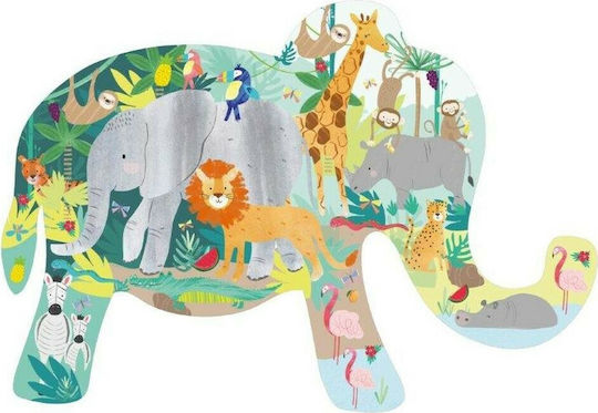 Kids Puzzle Elephant for 3++ Years 40pcs Floss & Rock