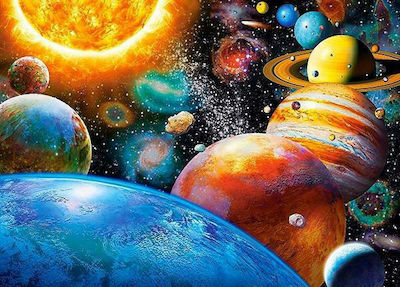 Kids Puzzle Planet & Their Moons for 7++ Years 180pcs Castorland