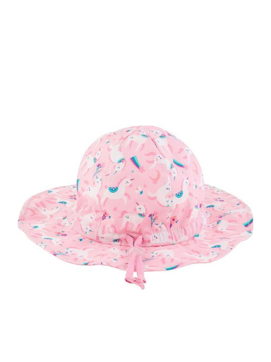 Stephen Joseph Παιδικό Καπέλο Bucket Υφασμάτινο Μονόκερος για Κορίτσι Ροζ