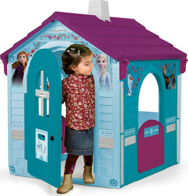 Injusa Plastic Kids Playhouse Light Blue Frozen 109x95x121cm