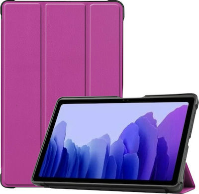 Tri-Fold Flip Cover Synthetic Leather Purple (Galaxy Tab A7)