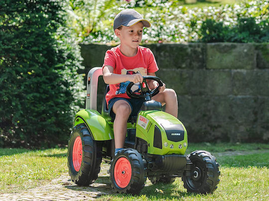 Kids Foot-to-Floor Ride On Tractor with Trailer & Pedal Claas Arion 430 Green