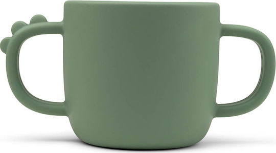 Done by Deer Baby Cup Croco made of Silicone Green 170ml for 24m+m+