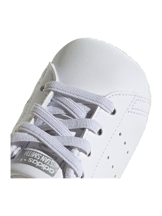 Adidas Βρεφικά Sneakers Αγκαλιάς για Κορίτσι Λευκά Stan Smith