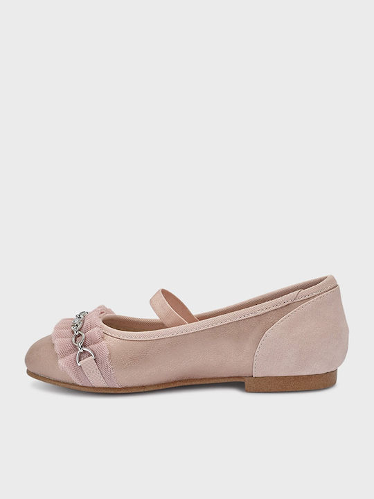 Mayoral Kids Ballerinas with Elastic Strap Pink