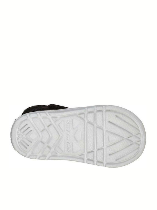 COZY Kids Boots with Velcro Black