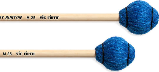 Vic Firth Rattan Κόπανος Signature Gary Burton Keyboard σε Μπλε Χρώμα