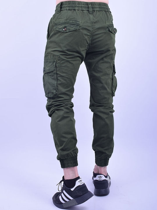 Fabric cargo trousers khaki Khaki