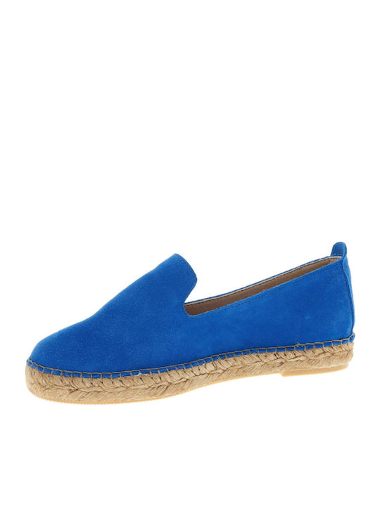 MAR139 Women's Suede Espadrilles Blue