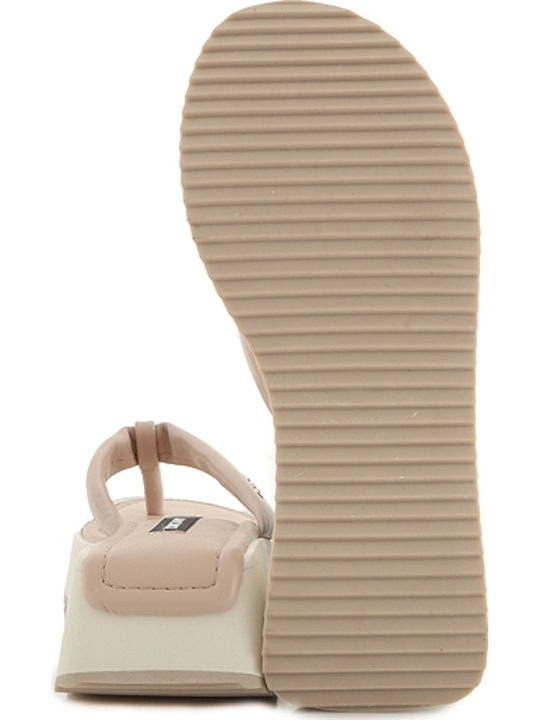 Maeryn Frauen Flip Flops mit Plattform in Rosa Farbe
