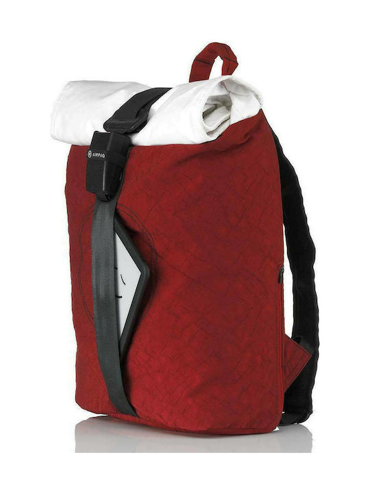 Airpaq Classiq 2.0 Rolltop Fabric Backpack Burgundy 21lt