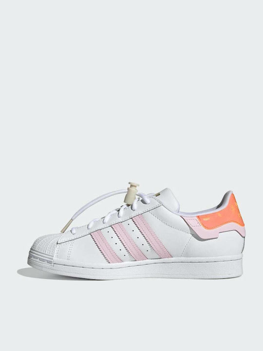 Superstar Sneakers Cloud White / Clear Pink / Solar Red