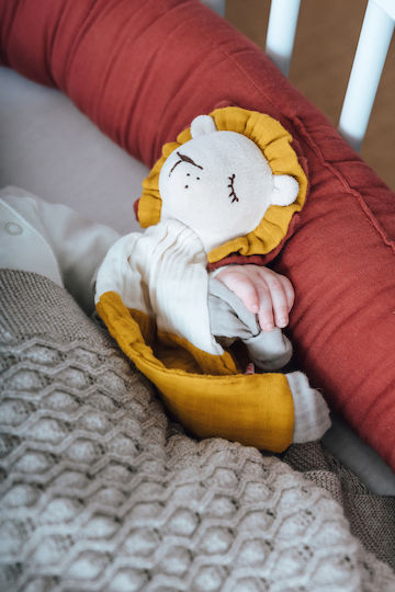 Kikadu Πανάκι Μωρού Towel Doll Lion Boy Πολύχρωμο