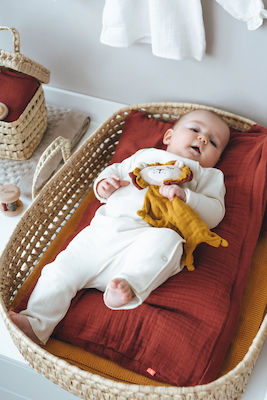 Kikadu Simple Towel Doll Lion από Ύφασμα για Νεογέννητα