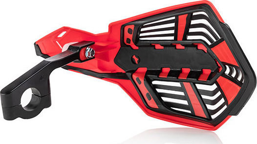 Acerbis X Future Universelle Handprotektoren Rot / Schwarz in Orange Farbe