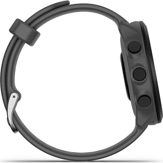 Garmin Forerunner 55 42mm Waterproof Smartwatch with Heart Rate Monitor (Monterra Grey)