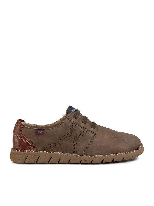 Callaghan Gump Men's Leather Casual Shoes Brown