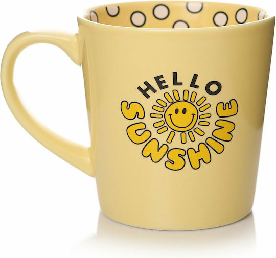 Half Moon Bay Little Miss Sunshine Mug Ceramic Yellow 325ml