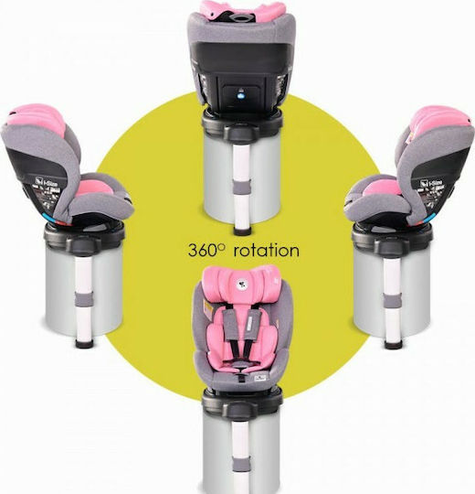 Lorelli Proxima Baby Car Seat i-Size with Isofix Pink & Grey 0-25 kg