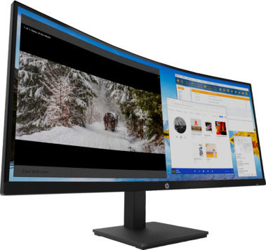 hp m34d wqhd curved monitor