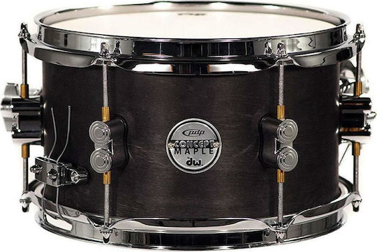 DW Drums Ταμπούρο Hölzernes PDP Wax Snare 10" x 6" Schwarz Schwarz