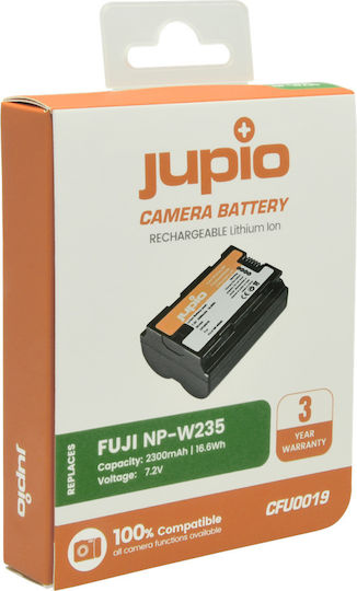 Jupio Μπαταρία Φωτογραφικής Μηχανής NP-W235 CFU0019 Ιόντων-Λιθίου (Li-ion) 2300mAh Συμβατή με Fujifilm