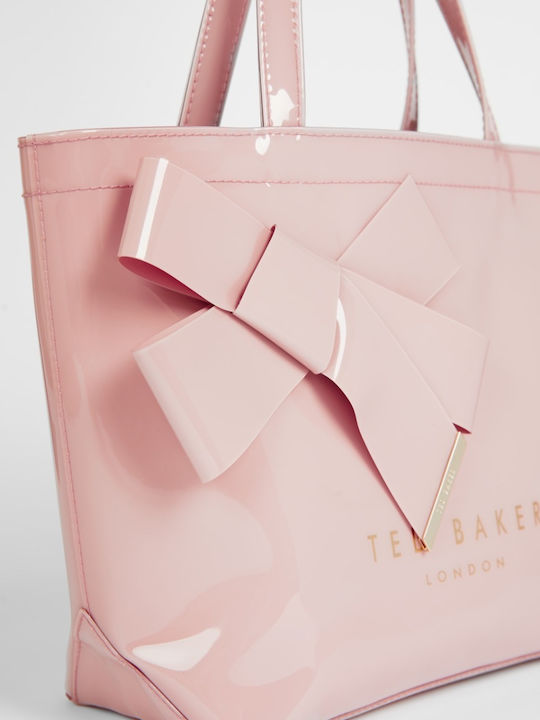 Knot Bow Γυναικεία Τσάντα Tote Χειρός Ροζ