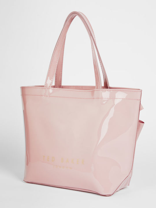Knot Bow Γυναικεία Τσάντα Tote Χειρός Ροζ
