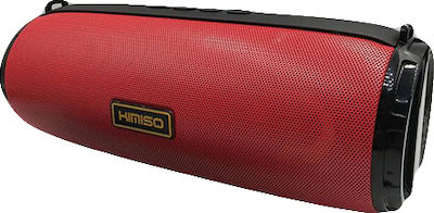 Kimiso KM-201 Bluetooth Speaker 10W with Radio and Battery Life up to 4 hours Red