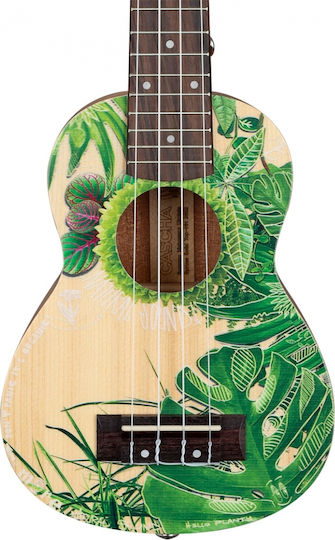 Cascha HH-2602 Art Series Leafy Soprano Ukulele