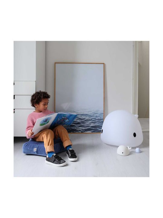 Flow Led Kids Decorative Lamp Moby with Color Changes White 7.5x4.5x5.5εκ.