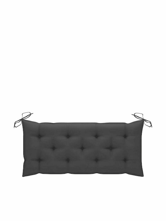 Bancă Exterior Bambus cu Perne 120x55x90cm