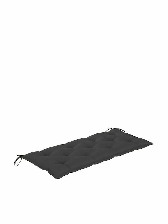 Bancă Exterior Bambus cu Perne 120x55x90cm