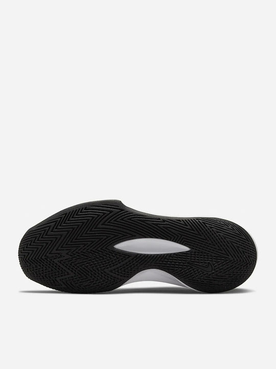 Precision 5 Low Basketball Shoes White / Black / Barely Volt / Volt