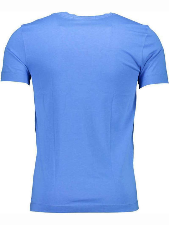 Calvin Klein T-shirt Bărbătesc cu Mânecă Scurtă Albastru