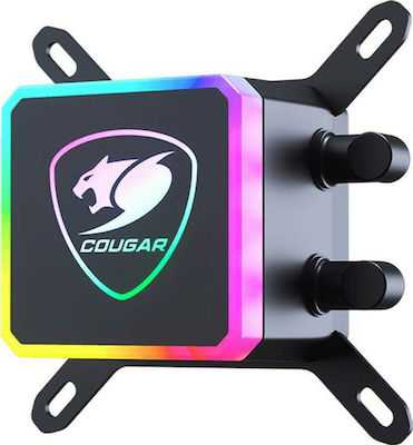 Cougar AQUA 240 ARGB CPU Water Cooling Dual Fan 120mm for Socket AM4/AM5/1200/115x