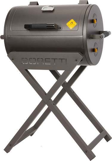Boretti Fratello Mantemenia Charcoal Grill with Lid 60cmx41cm