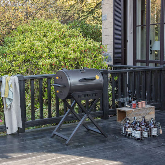 Boretti Fratello Mantemenia Charcoal Grill with Lid 60cmx41cm