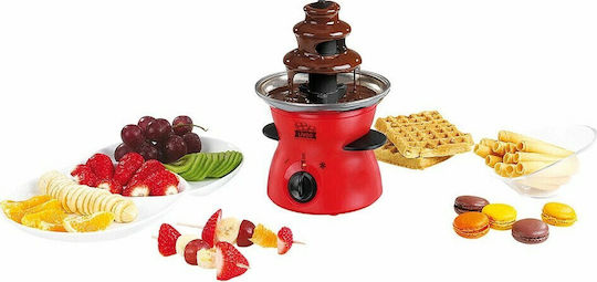 Livoo Fântână de ciocolată cu 3 niveluri 300gr Roșu