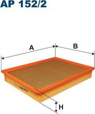 Filtron Luftfilter für Autos für Opel Vectra C 1.9DTI 4/04 - German: C 1.9DTI 4/04