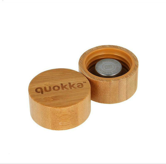 Quokka Flow Μπουκάλι Νερού Γυάλινο με Βιδωτό Καπάκι Μπλε 660ml
