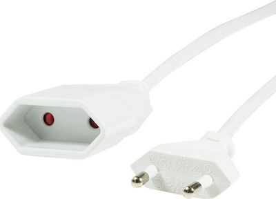 LogiLink Euro - Euro Cable 1m White (CP125)