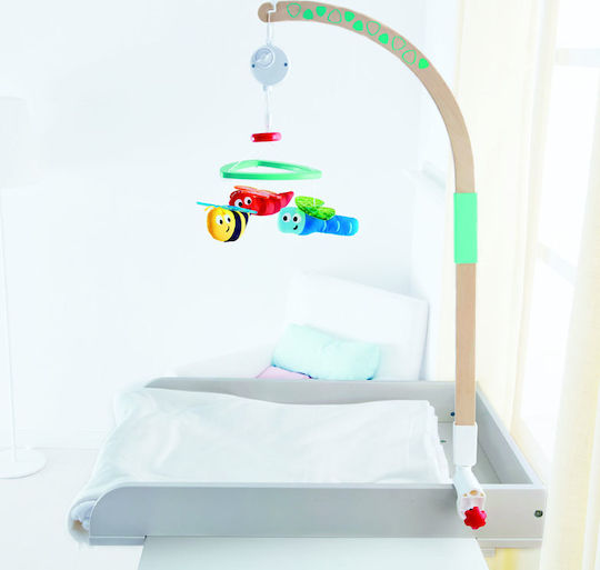 Hape Mobile for Cot with Music and Rotation Sweet Dreams for 0++ Months E0044